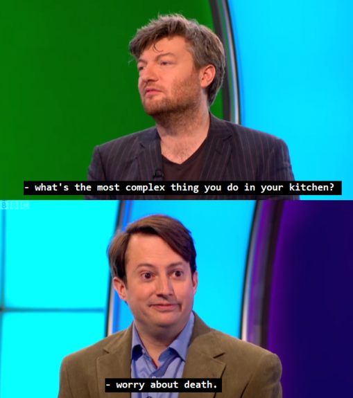 I love David Mitchell